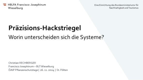 Präzisions Hackstriegel