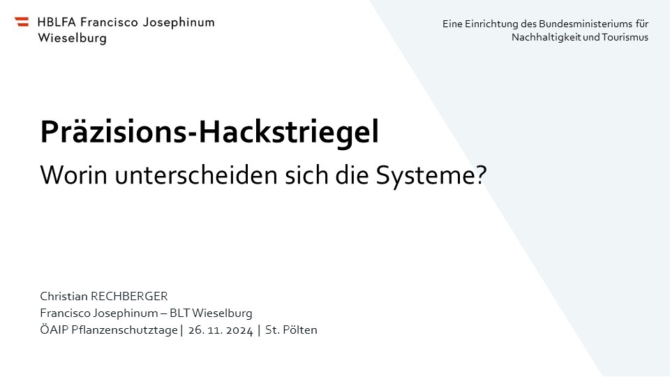 Mehr über den Artikel erfahren Präzisions Hackstriegel