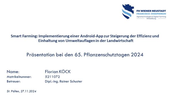 Smart Farming: Implementierung einer Android-App